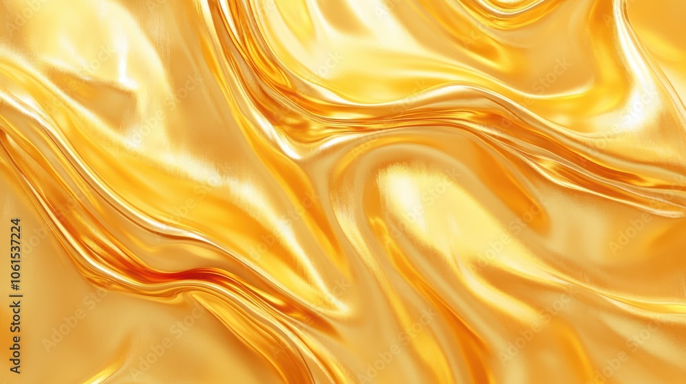 Fototapeta premium Flowing Liquid Gold Texture