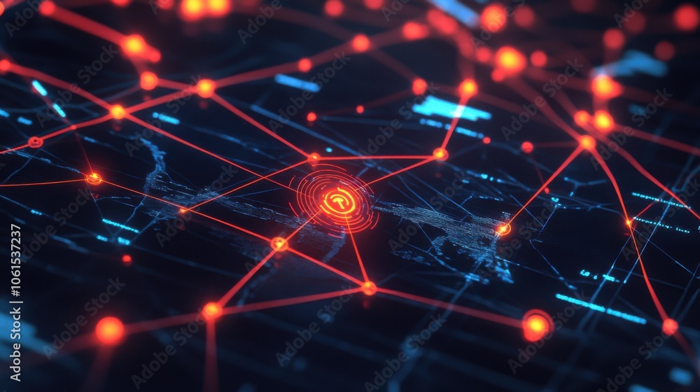 Network security monitoring center visualizing potential cyber Network security monitoring center visualizing potential cyber