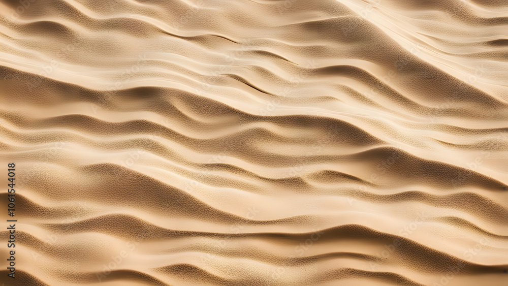 The image is of a sandy beach with a wave pattern The image is of a sandy beach with a wave pattern