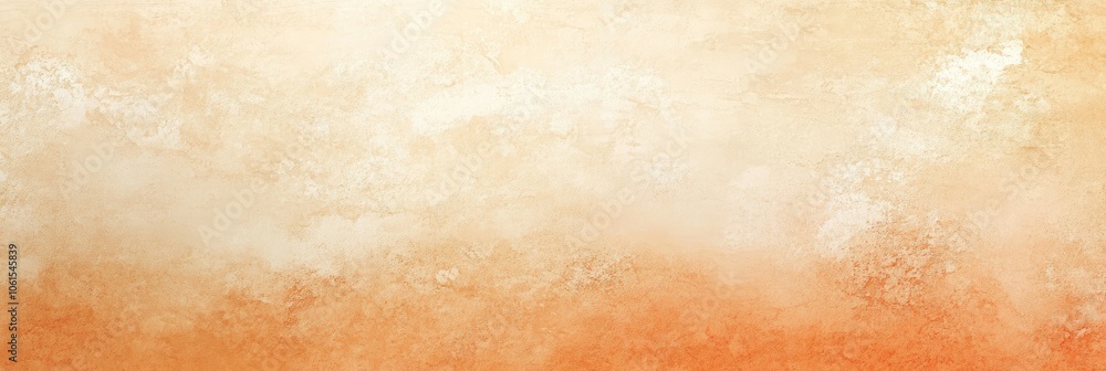 Fototapeta premium Warm beige to coral gradient with a smooth grainy finish, suitable for elegant backgrounds