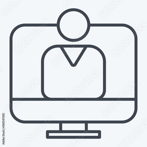 Icon user Acceptance Test. related to Business Analysis symbol. line style. simple design