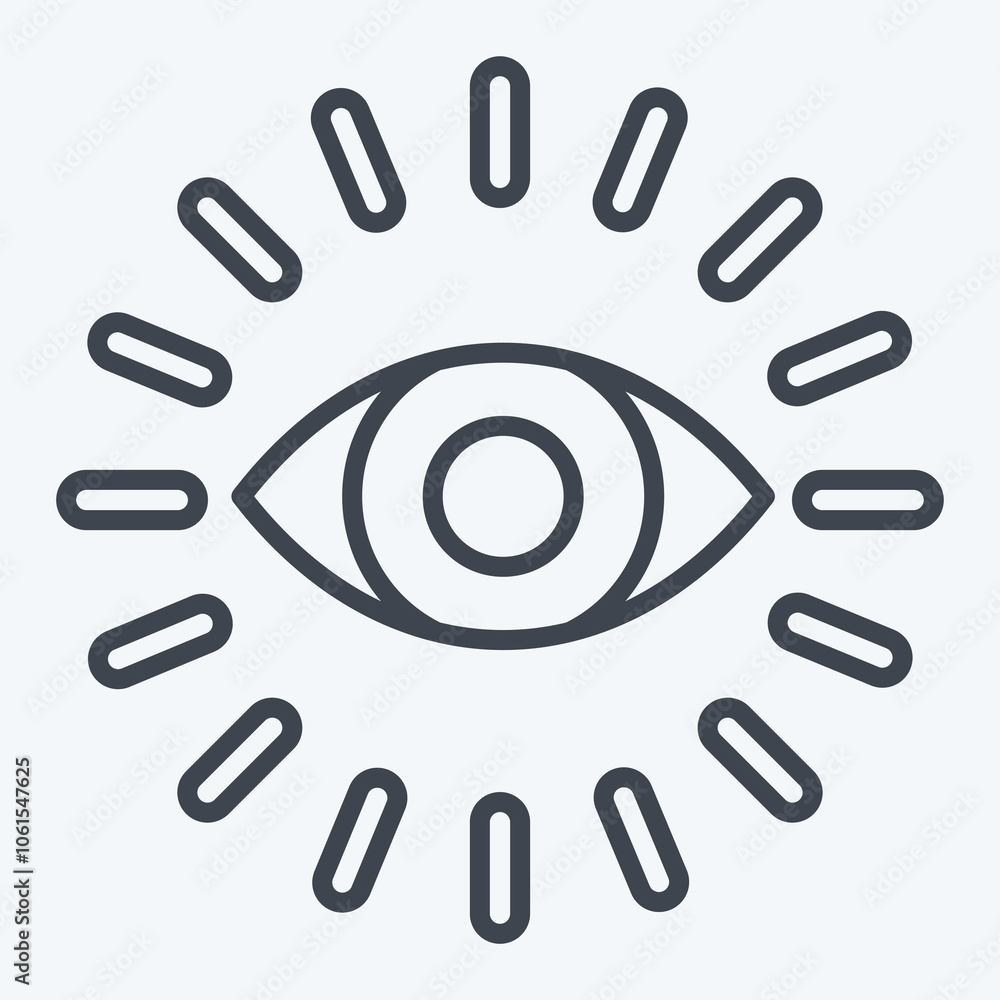 Icon Monitoring. related to Business Analysis symbol. line style. simple design