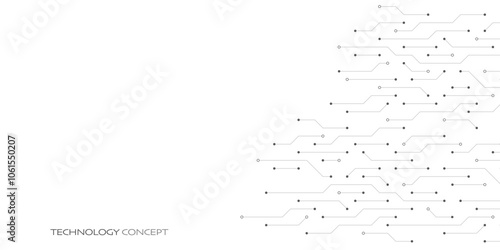 Circuit board texture with communication technology concept