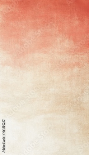 Wallpaper Mural Warm beige to coral gradient with a smooth grainy finish, suitable for elegant backgrounds Torontodigital.ca