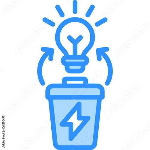 Waste To Energy Icon