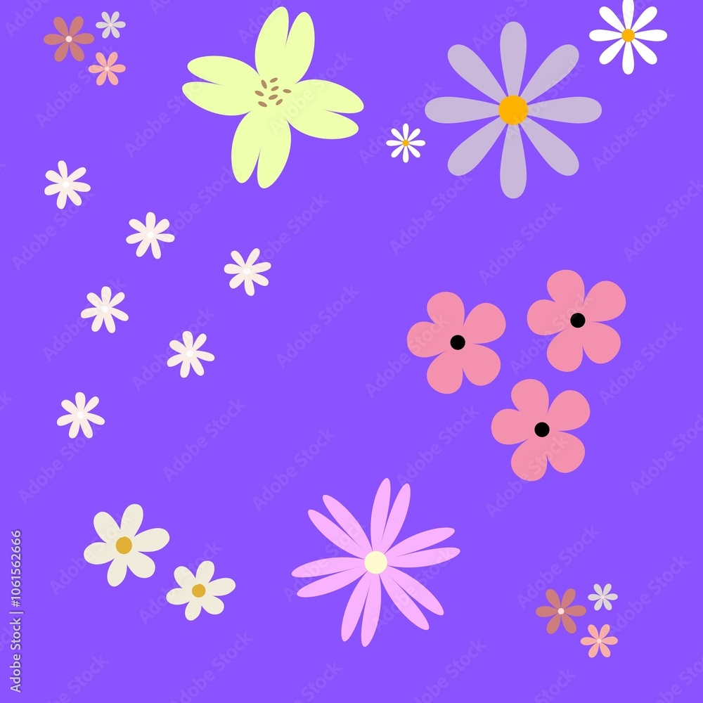 abstract floral background background with flowers abstract floral background background with flowers