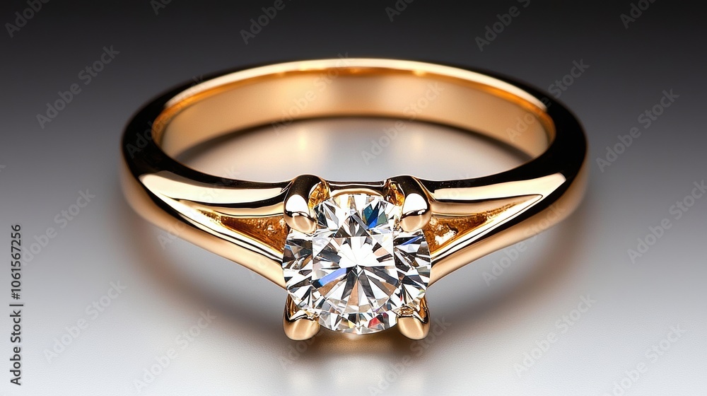 Elegant Minimalist Diamond Ring Design Elegant Minimalist Diamond Ring Design