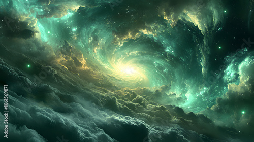 A stunning image of the aurora borealis, symbolizing the beauty of natural phenomena and cycles.