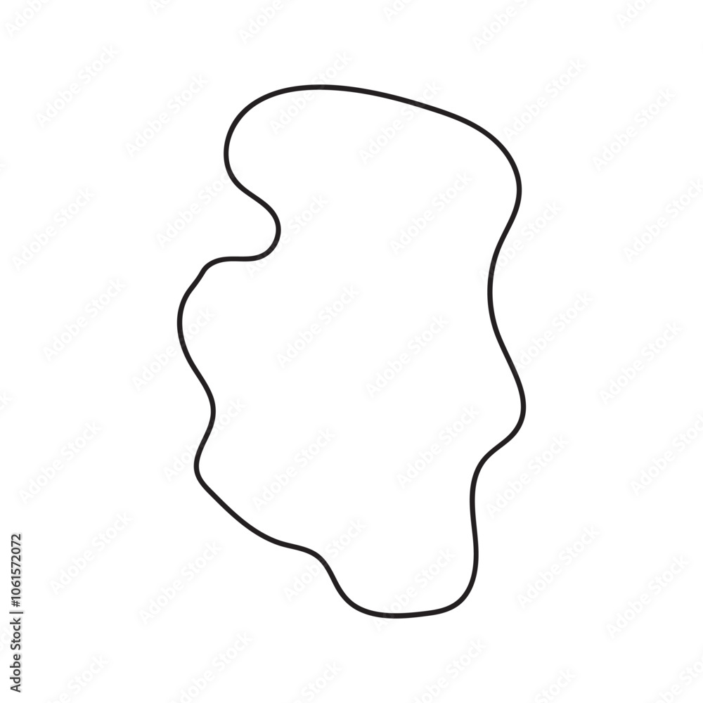abstract blobs outline for background abstract blobs outline for background