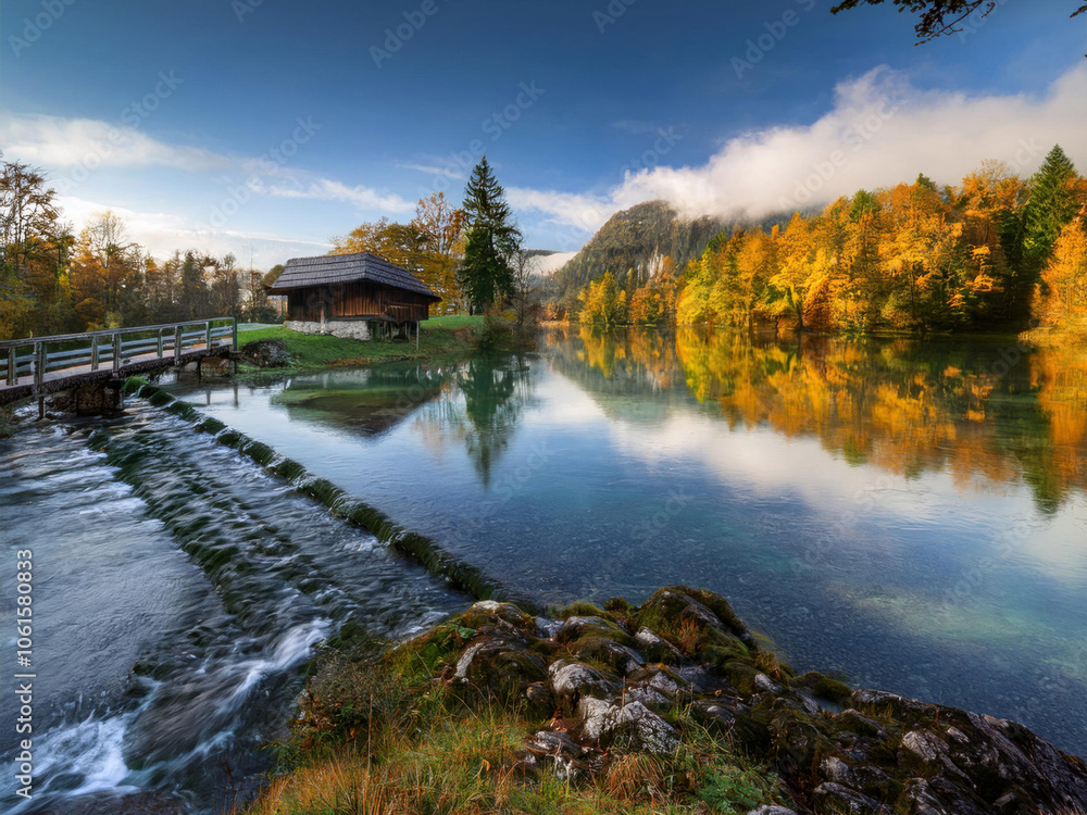 Obraz premium autumn in the mountains