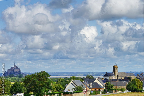 The village of Beauvoir in Normandy, France