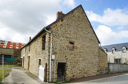 Fototapeta Naklejka Na Ścianę i Meble -  Typical house in the village of Beauvoir in Normandy, France