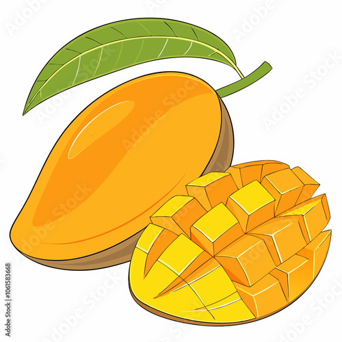 illustration of mango