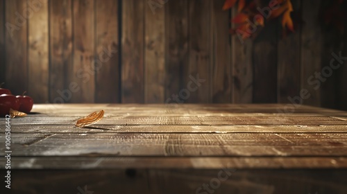 Wallpaper Mural Wooden table free space with thanksgiving Torontodigital.ca