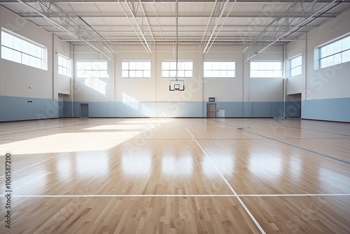 Wallpaper Mural School sports basketball gym. Torontodigital.ca