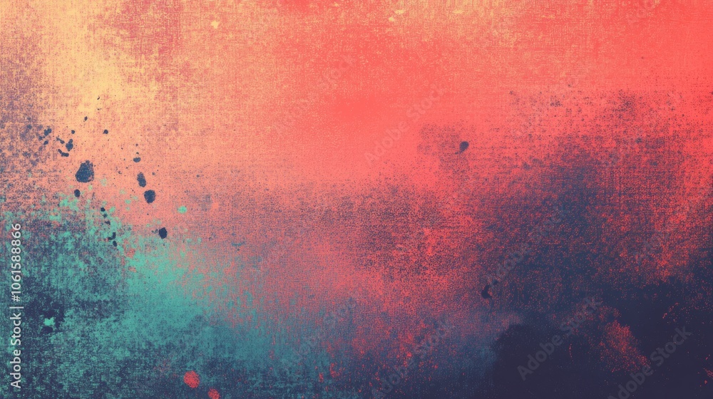 Fototapeta premium Grunge halftone gradient background.