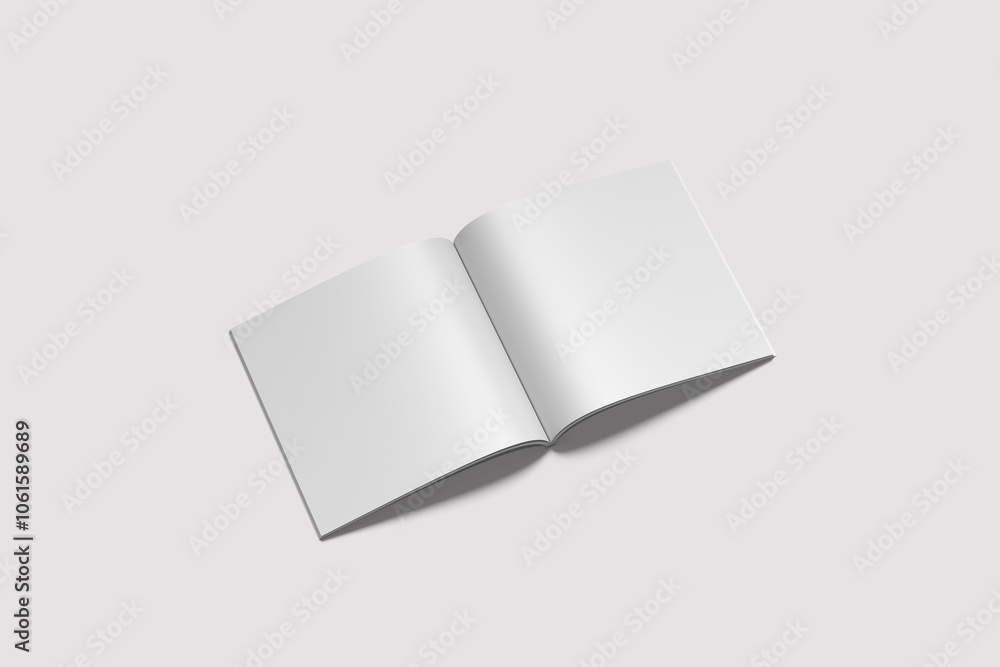 Square Book Blank Baground Square Book Blank Baground