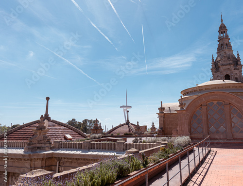 Site olympique de Montjuic, Barcelone, Catalogne, Espagne