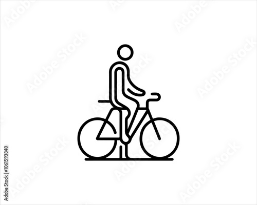 bicycle sign icon