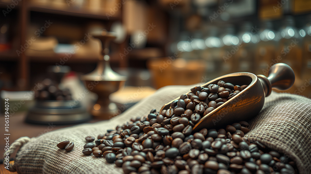 AI Image generate coffee beans AI Image generate coffee beans