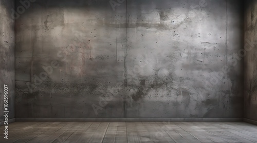 Weathered Dark Gray Concrete Wall Texture