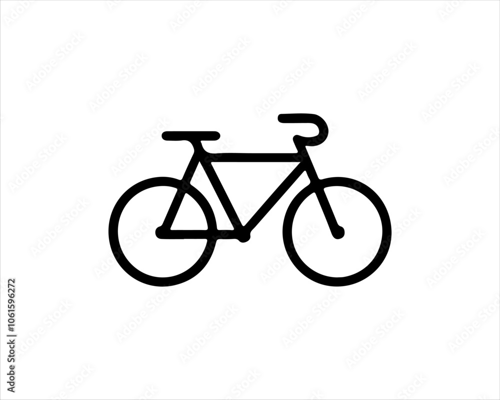 Fototapeta premium bicycle icon vector logo illustration