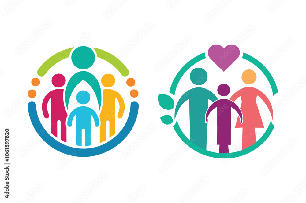 Keeping Families Together Icon Vector Illustration for Community and Family Support Themes. Keeping Families Together Icon Vector Illustration for Community and Family Support Themes.