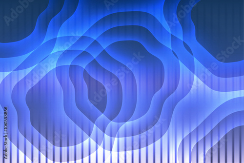 Creative 3D Ribbed Glass texture background in trendy cut out paper style. Ribbed Glass texture illusion background. Vector illustration for web discord banner.