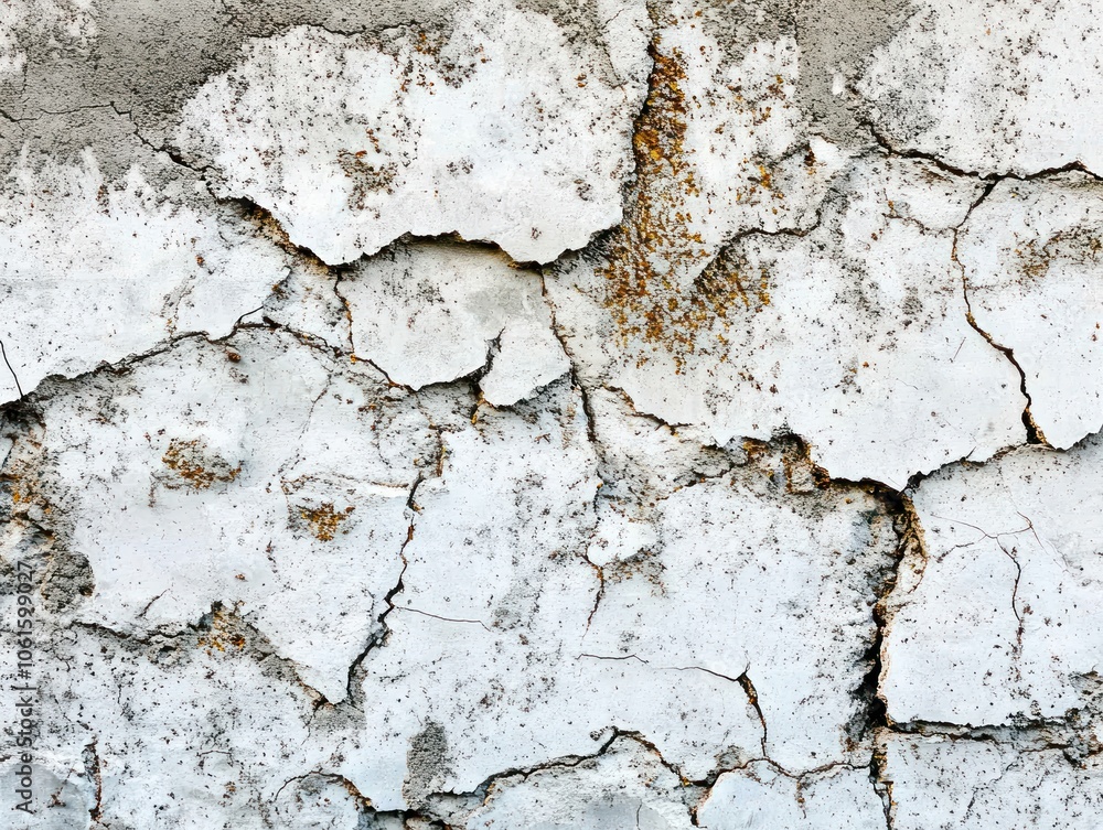 Cracked and weathered wall surface showcasing texture and aging. Cracked and weathered wall surface showcasing texture and aging.