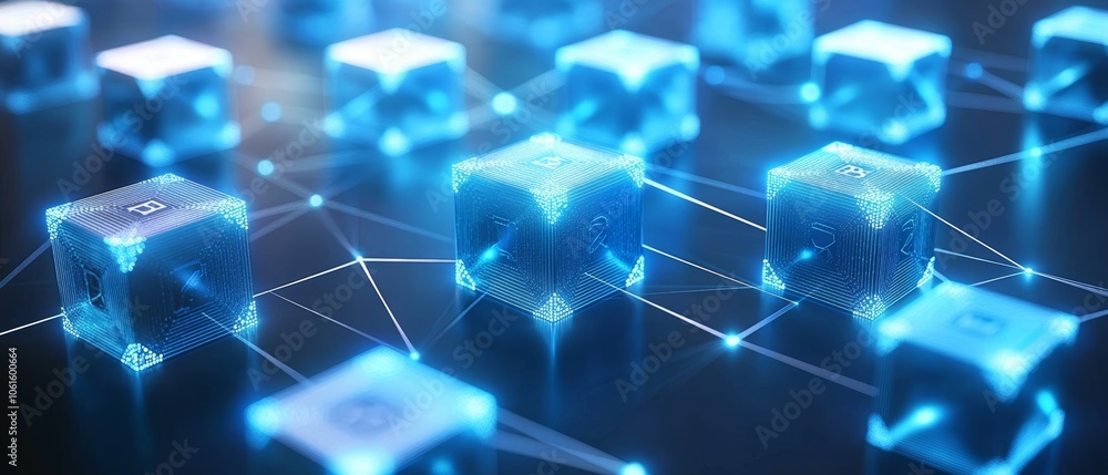 Fototapeta premium The Blockchain of Generosity, Digital Philanthropy and Crowdfunding