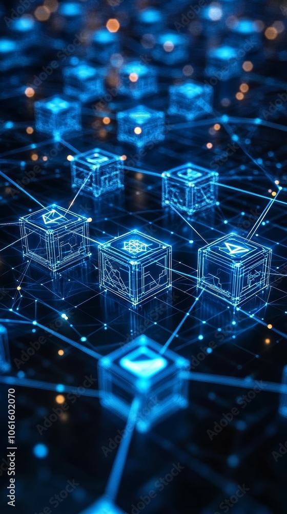 Obraz premium The Blockchain of Generosity, Digital Philanthropy and Crowdfunding
