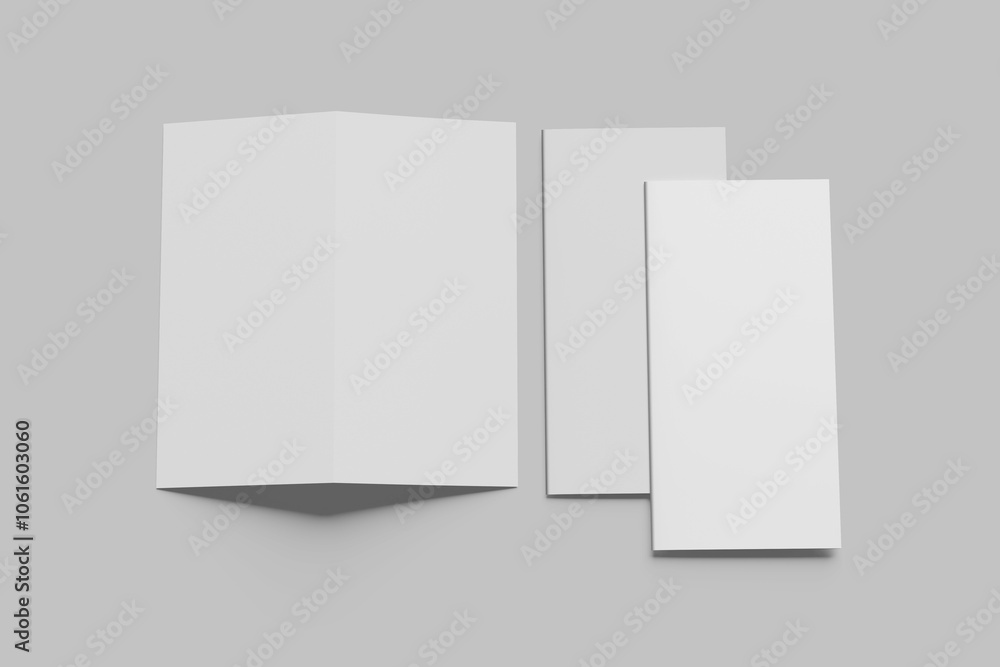BLANK DL BIFOLD BROCHURE WHITE BLANK DL BIFOLD BROCHURE WHITE