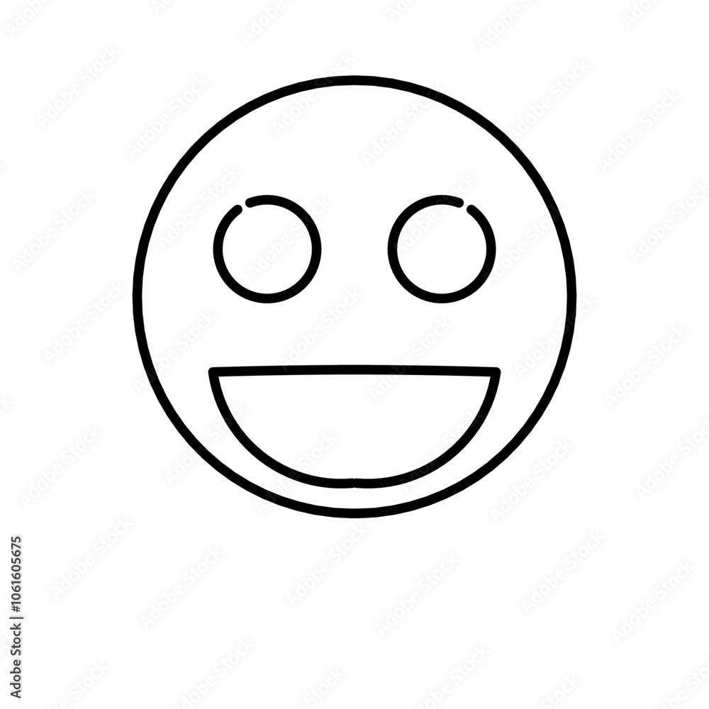 Fototapeta premium Icon smile