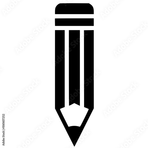 Pencil logo silhouette