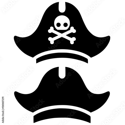 Pirate hat silhouette