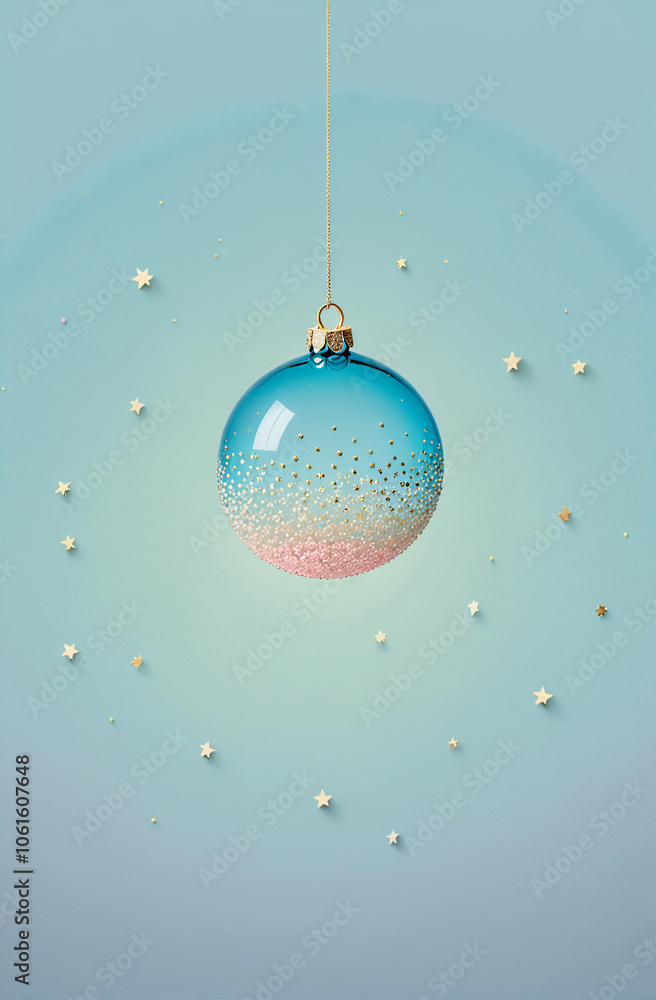 Fototapeta premium Floating Bauble in Starry Ring