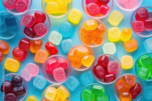 Candy confectionery backgrounds jelly. photo