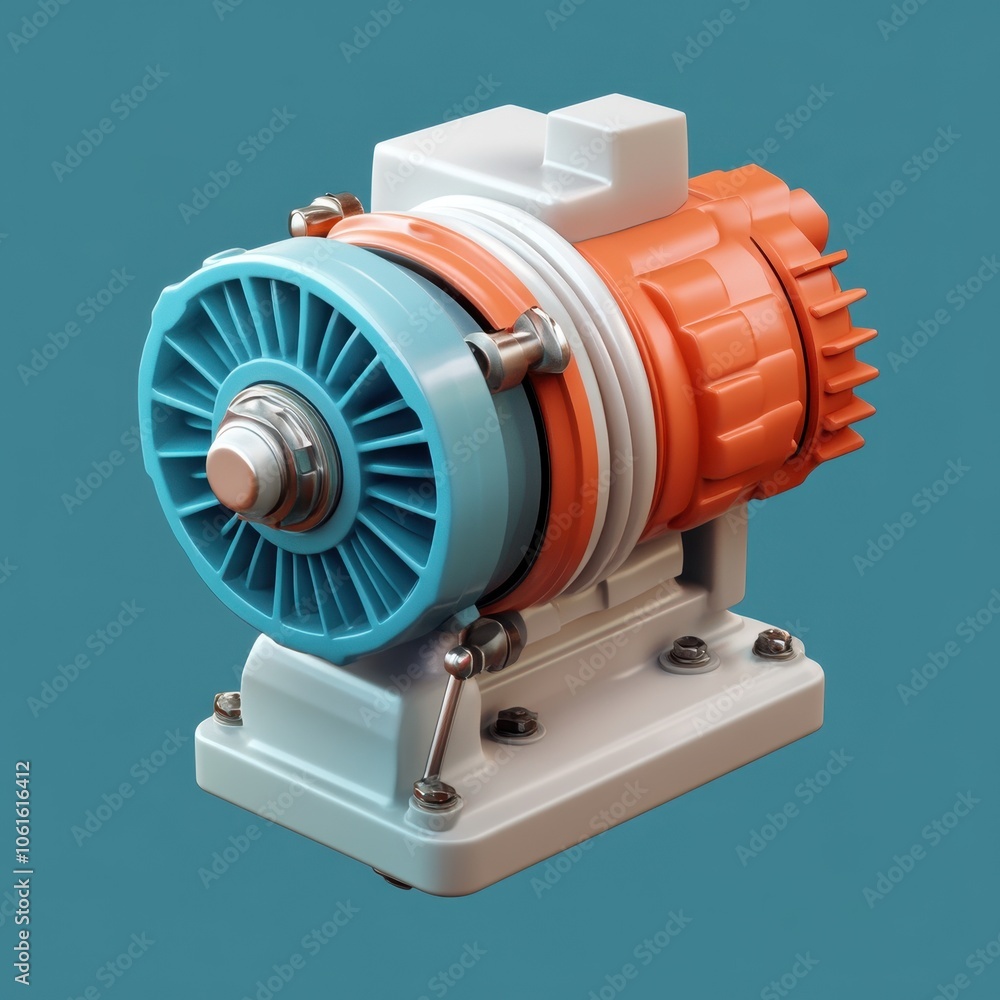 Industrial Fan Motor - Powerful Mechanical Engineering Equipment Industrial Fan Motor - Powerful Mechanical Engineering Equipment