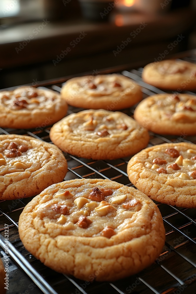 Freshly baked peanut butter cookies. Freshly baked peanut butter cookies.
