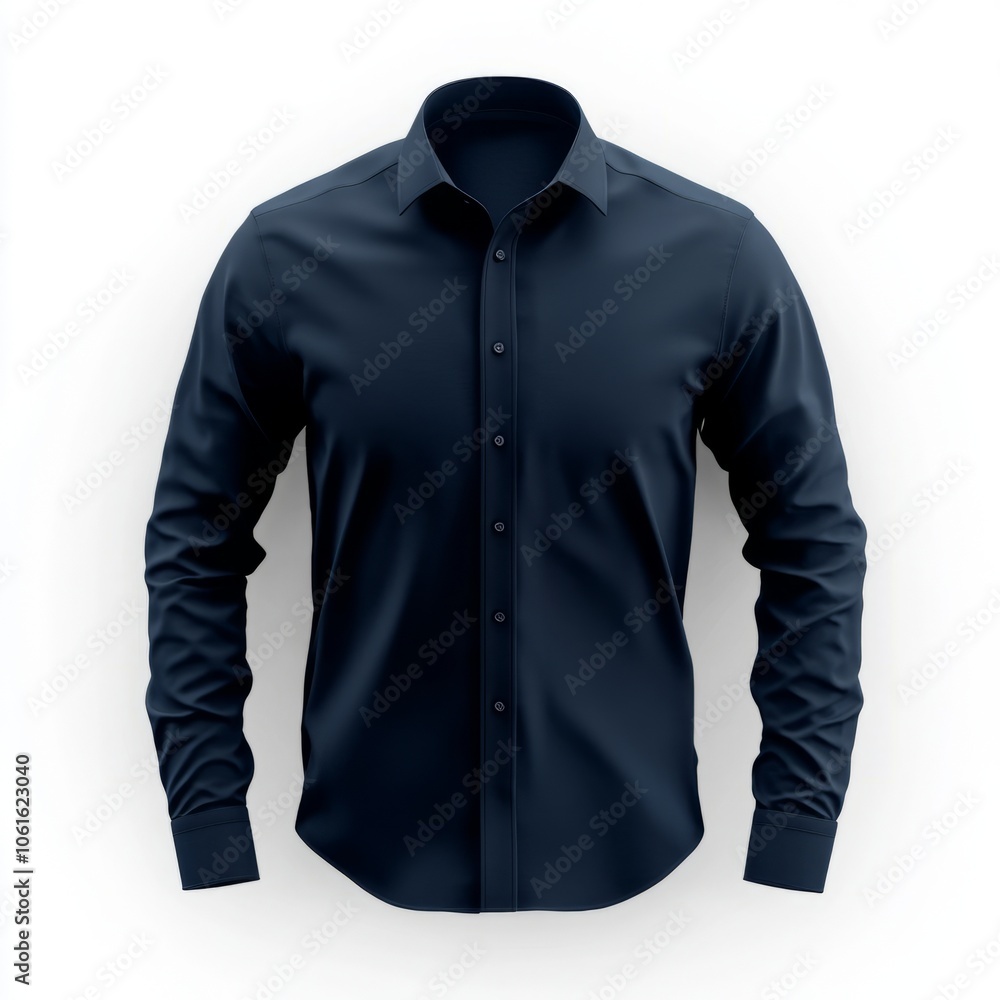 realistic high quality navy shirt mockup isolated realistic high quality navy shirt mockup isolated
