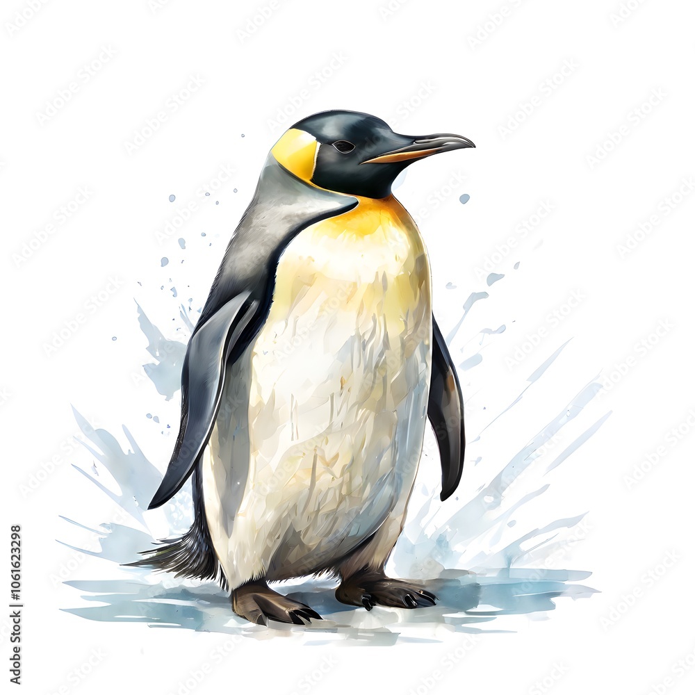 Fototapeta premium a beautiful animal concept design isolated on white background