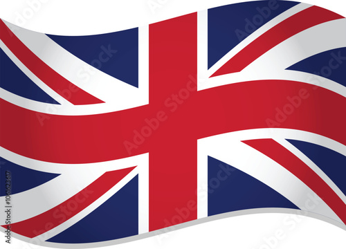 United Kingdom Original Flag Vector