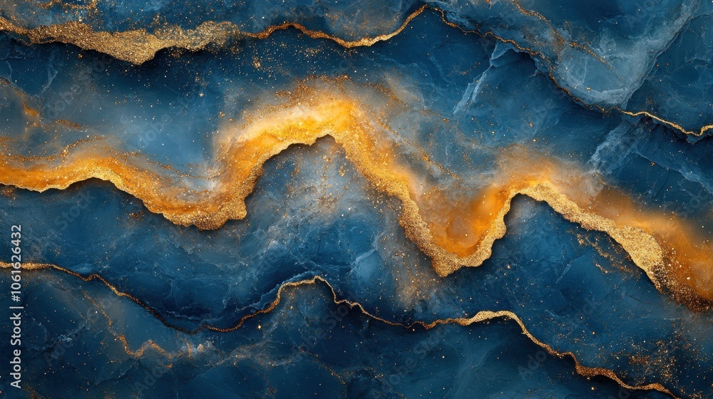 Abstract Fluid Art Background with Swirling Blue, White, and Vibrant Orange Marble-Like Patterns, Enhanced by Gold Accents and Glittering Texture, Creating a Luxurious and Dynamic Visual Abstract Fluid Art Background with Swirling Blue, White, and Vibrant Orange Marble-Like Patterns, Enhanced by Gold Accents and Glittering Texture, Creating a Luxurious and Dynamic Visual
