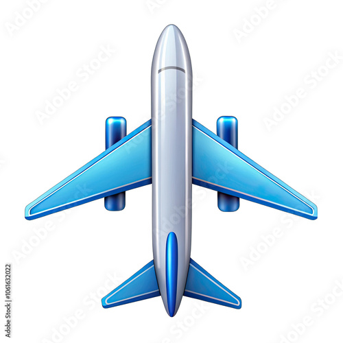 airplane isolated on white