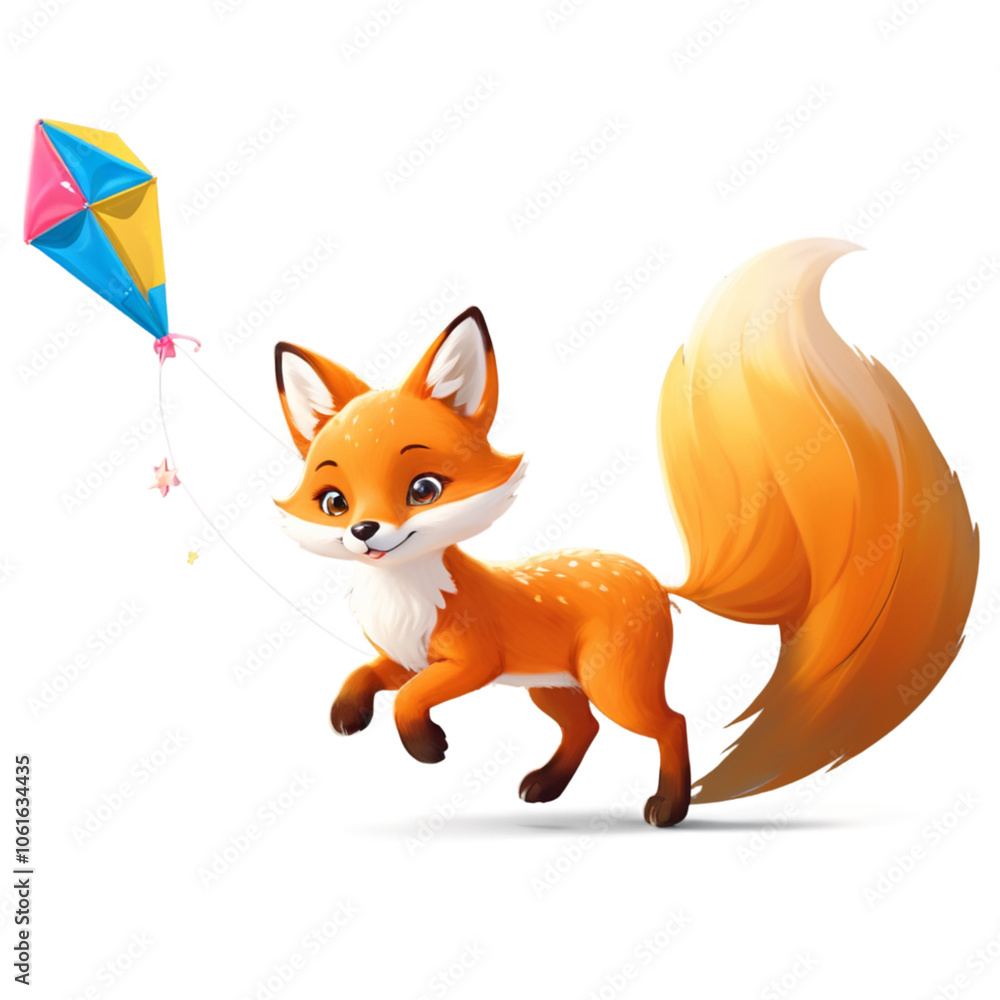 Obraz premium Cute fox