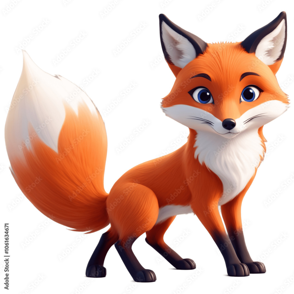 Obraz premium Cute fox