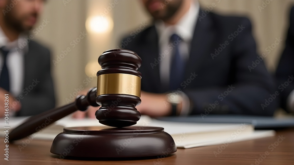 Law theme, gavel or mallet of the judge, lawyer enforcement officers, evidence-based cases taken into account in the court abount business Law theme, gavel or mallet of the judge, lawyer enforcement officers, evidence-based cases taken into account in the court abount business
