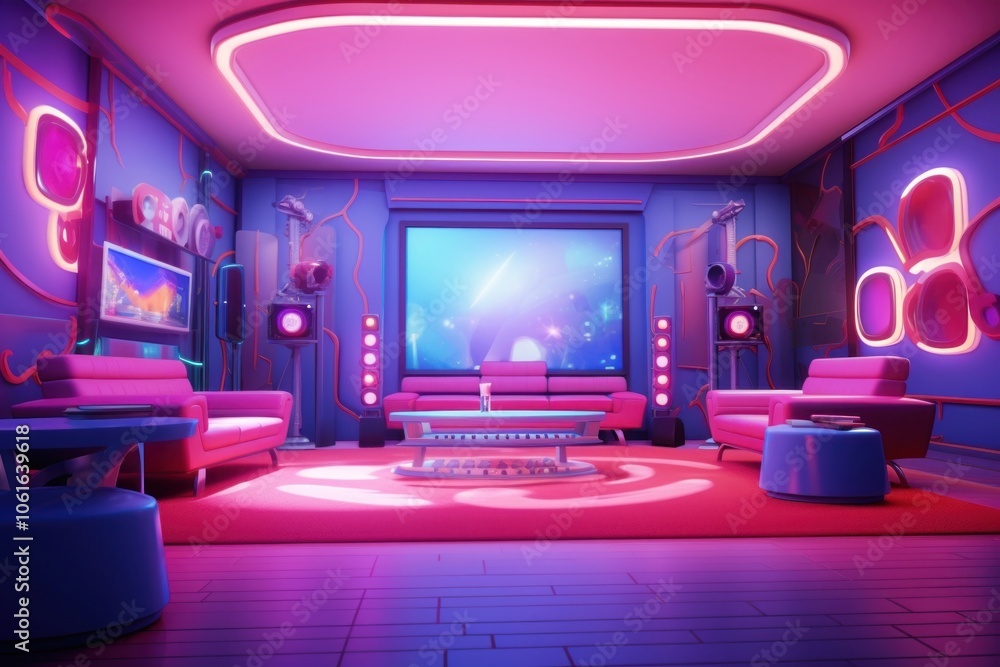 Party room architecture lighting. Party room architecture lighting.