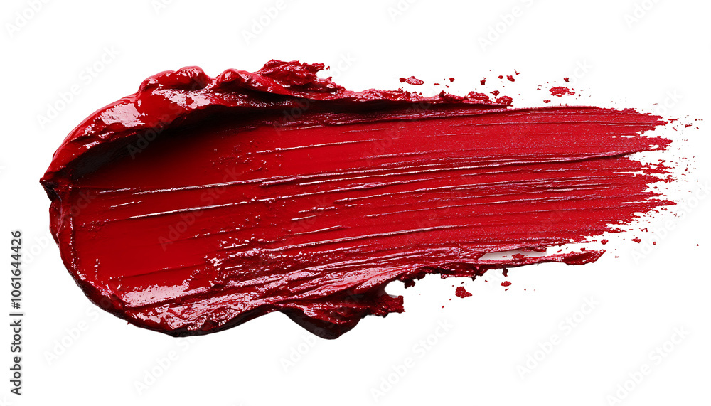 Red Lipstick Kiss Mark Isolated on White Background Red Lipstick Kiss Mark Isolated on White Background