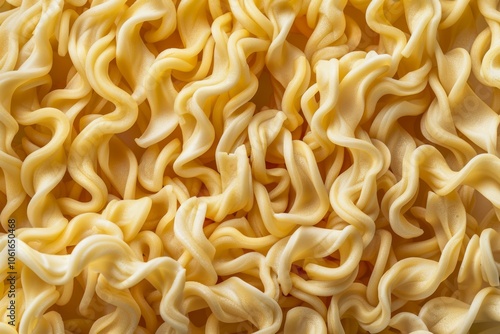  Yellow chinese instant noodles for ramen. Image illustrated food for advertisement